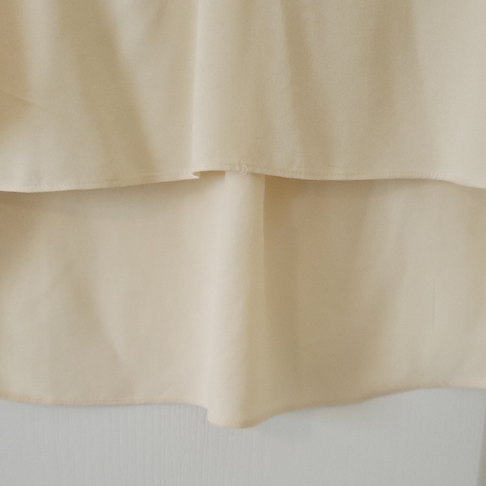 Rose & Olive Women's Cream Button-Up Top- L - Picture 7 of 7